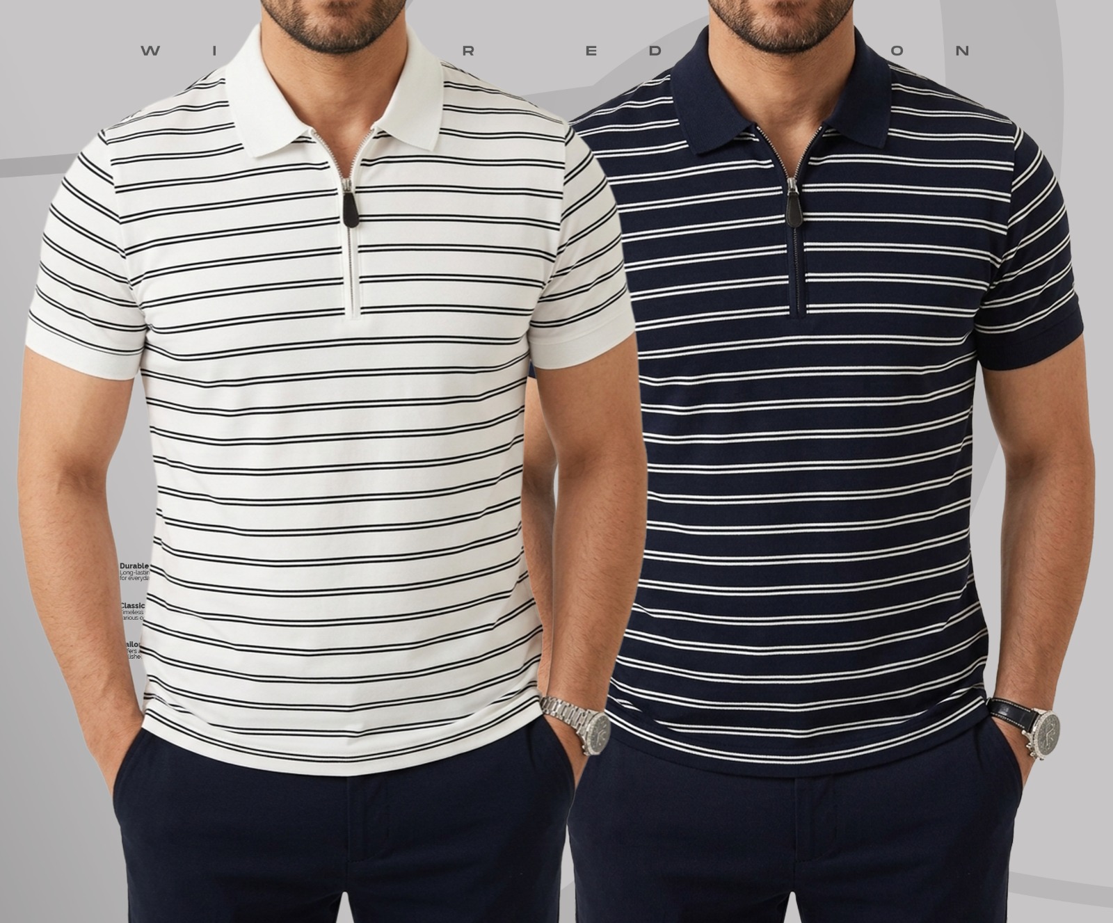 Combo-514-2ps zipar step polo