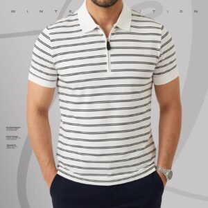 1ps zipar polo White