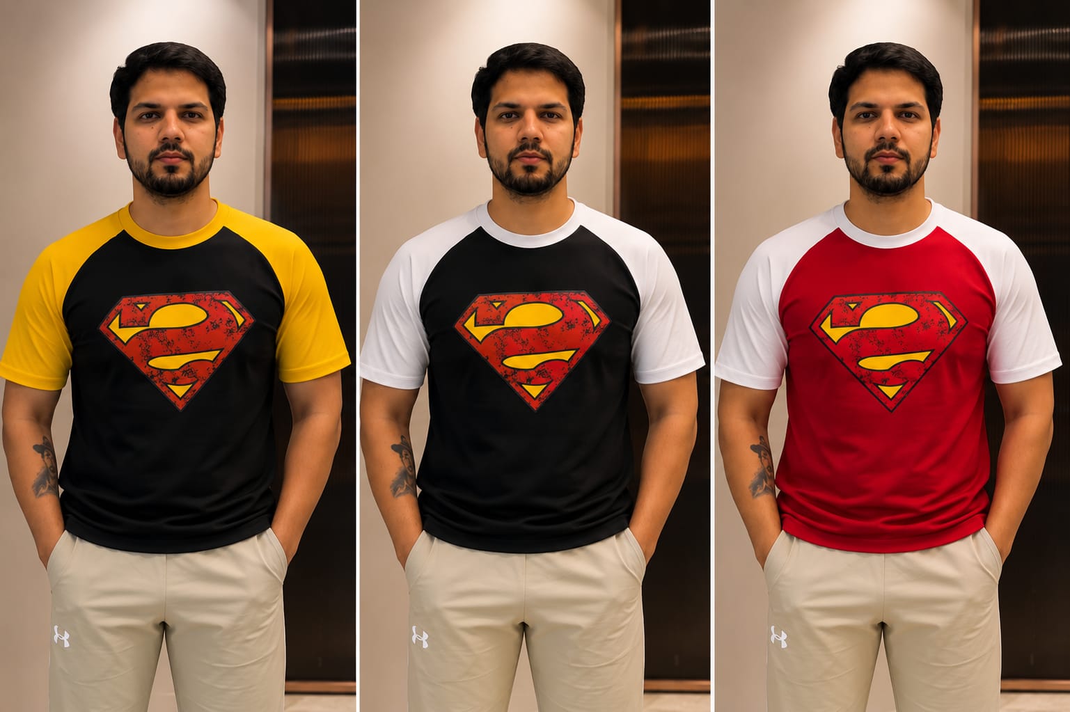 Combo-301 Cotton t shirt-3ps