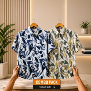 Combo-15 Cotton Shirt 2ps